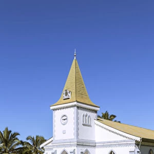 Protestant church, Haapiti, Moorea, French Polynesia
