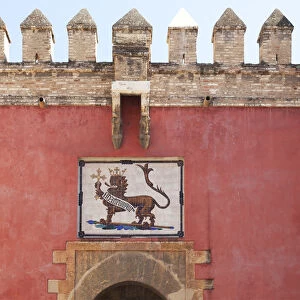 Puerta del Leaon (Gate of the Lion), Royal Alcazars of Seville, Seville, province