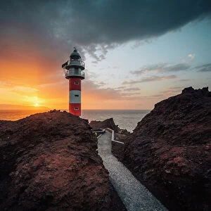 Punta Meno lighthouse, Tenerife, Canary Islands, Spain