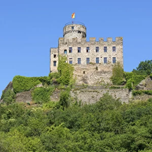Pyrmont Castle, Roes, Eifel, Rhineland-Palatinate, Germany