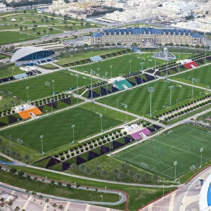 Qatar, Doha, View of Aspire Sports Center