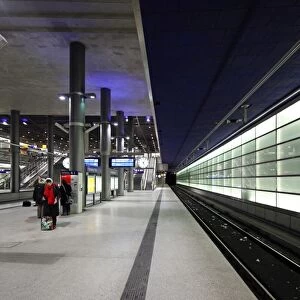 Railwaystation at Potsdamer Platz in Berlin. Germany