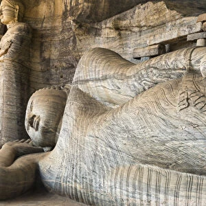 Reclining Buddha, Gal Vihara, Polonnaruwa, UNESCO World Heritage Site, North Central