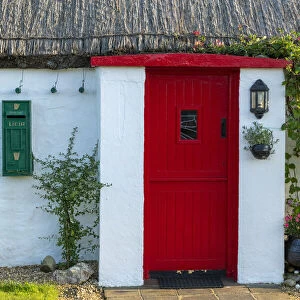 Red Cottage Door, Malin Head, County Donegal, Ireland