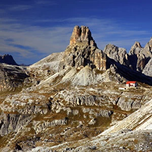 Remote Alpine Hut, Dolomiti di Sesto Natural Park, Veneto, Italy