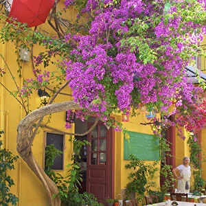 Restaurant in the Old Town of Nafplio, Argolis, The Peloponnese, Greece, Southern Europe