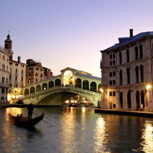 Rialto Bridge, Grand Canal, Venice, Italy