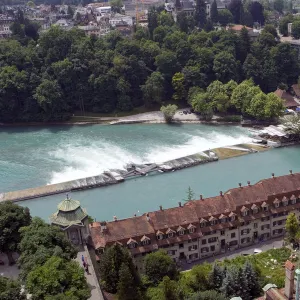 The River Aare in Bern, Switzerland