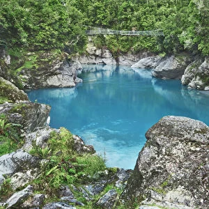 River bed in Canyon - New Zealand, South Island, West Coast, Westland, Hokitika