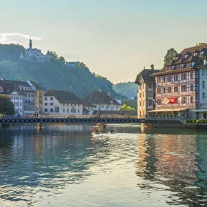 River Reuss at Lucerne, canton Lucerne, Switzerland