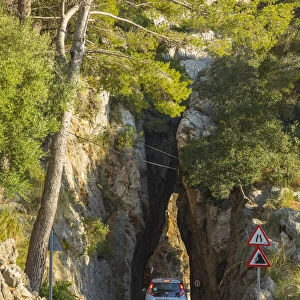 Road to Sa Calobra, Serra de Tramuntana, Mallorca, Balearic Islands, Spain