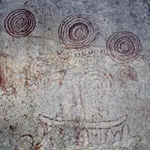 The rock paintings at Nyero in southeast Uganda are
