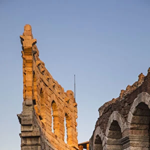 Roman Arena, Piazza Bra, Verona, Veneto, Italy