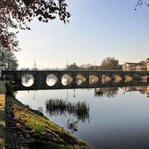 The roman bridge of Chaves. Tras os Montes, Portugal