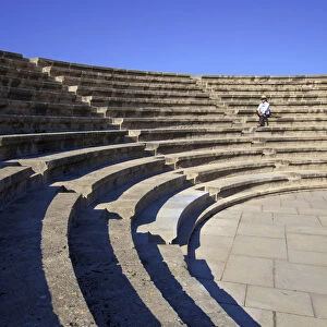 Roman Odeon, Kato Pathos Archaeological Park, Pathos, Cyprus, Eastern Mediterranean Sea