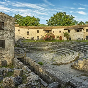 Roman theater in the ancient city of Altilia, today Sepino in Molise