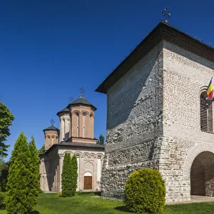 Romania, Bucharest-area, Snagov, Snagov Monastery, final resting place of Vlad Tepes
