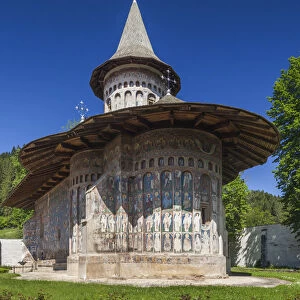 Romania, Bucovina Region, Bucovina Monasteries, Voronet, Voronet Monastery, 15th century