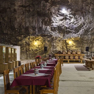 Romania, Transylvania, Praid, Praid Salt Mine, mine restaurant
