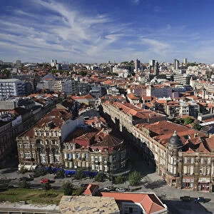 Rooftops and aerial view of Porto Old Town (UNESCO World Heritage), Portugal