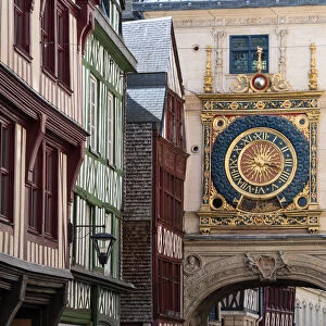 Rouen clock, Normandy, France