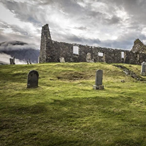 Ruin of the Church of Kilchrist, Broadford, Isle of Skye, Highlands, Scotland