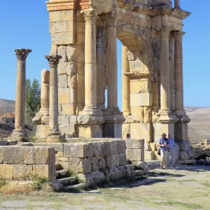 Ruins of ancient city Cuicul, Djemila, Setif Province, Algeria