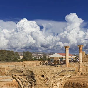 Ruins of ancient city of Paphos, Cyprus
