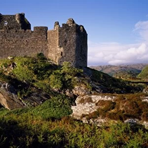 The ruins of Castle Tioram
