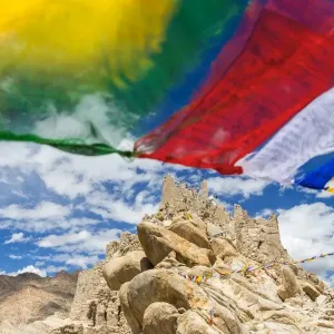 Ruins of Shey Palace Print, Ladakh, India Ruins of Shey Palace Print, Ladakh, India