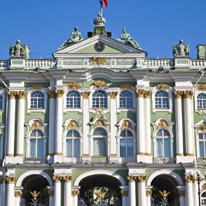 Russia, St Petersburg, Palace Square, The Hermitage in the Winter Palace