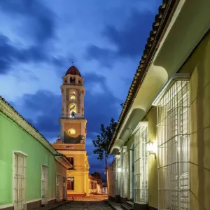 San Francisco Convent Church Tower at dusk, Trinidad, Sancti Spiritus Province, Cuba San Francisco Convent Church Tower at dusk, Trinidad, Sancti Spiritus Province, Cuba