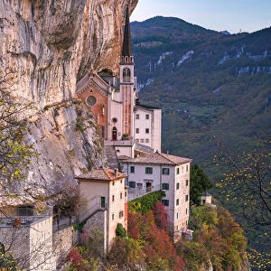 Sanctuary Madonna della Corona Europe, Italy, Veneto, Verona district, Spiazzi