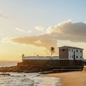 Santa Maria Fort at sunset, Salvador, State of Bahia, Brazil