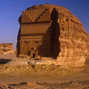 Saudi Arabia, Madinah, nr. Al-Ula, Madain Saleh (aka Hegra). Now a UNESCO World Heritage Site