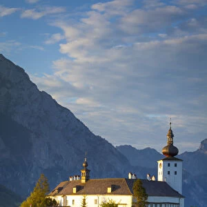 Schloss Ort on Lake Traunsee, Gmunden, Salzkammergut, Upper Austria, Austria