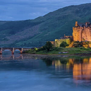 Scotland, Highlands, Loch Duich, Eilean Donan Castle
