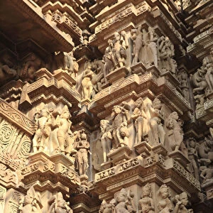 Sculpture of Kandariya, Mahadev Hindu temple, UNESCO World Heritage site, Khadjuraho