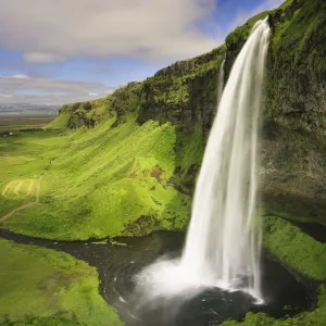 Seljalandfoss Waterfall, South Coast, Iceland