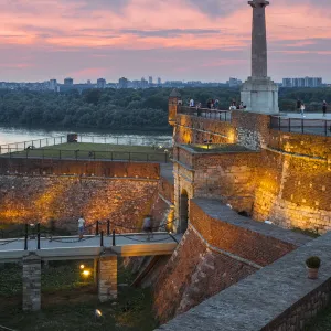 Serbia, Belgrade, Kalemegdan Park, Victor Monument at Belgrade Fortress