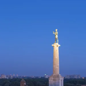 Serbia, Belgrade, Kalemegdan Park, Victor Monument at Belgrade Fortress