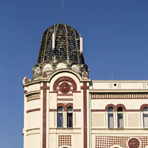 Serbia, Belgrade, Old Telephone exchange building - an Art nouveau building in central