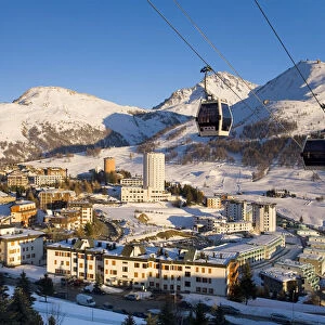 Sestriere Ski Resort (Site of 2006 Winter Olympics), Turin Province, Piedmont, Italy