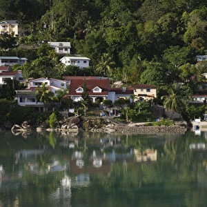 Seychelles, Mahe Island, Cascade, waterfront town