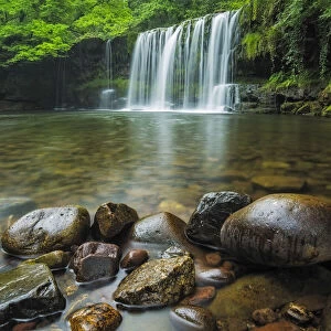 Sgwd Ddwli Falls, Vale of Neath, Brecon Beacons, Powys, Wales