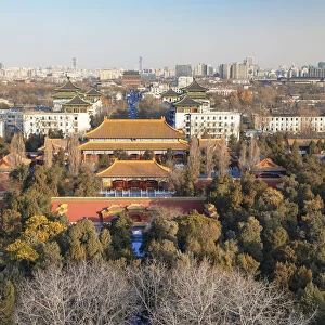 Shouhuang Palace inside Jingshan Park, Beijing, China