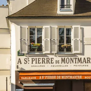 Shuttered windows, Montmartre, Paris, France