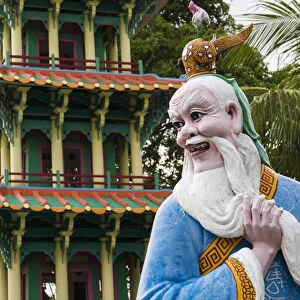 Singapore, Haw Par Villa, formerly known as Tiger Balm Gardens, Chinese-themed statue