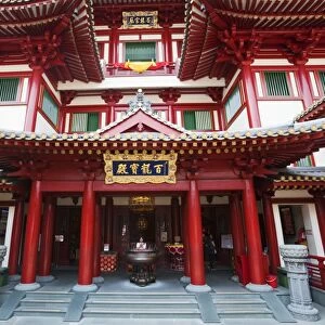 Singapore, Singapore, Chinatown. Buddha Tooth Relic Temple and Museum