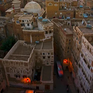 Skyline of Sanaa (Unesco World Heritage City), Yemen